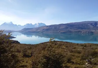 A glacial lake in Patagonia. Absolutely no editing in this photo.