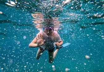 Snorkeling in the Galapagos 