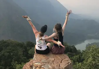 Beautiful hike to overlook Nong Khiaw