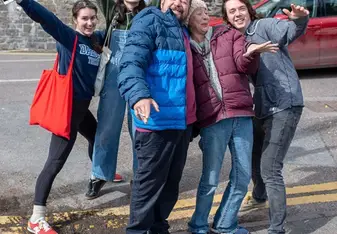 Bumping into tourists near cork