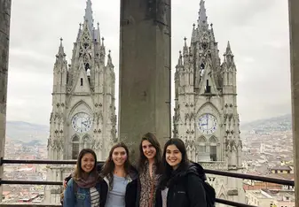 The other Program Directors and I touring Quito!