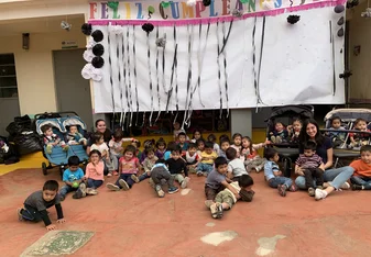 Last day with the kids in the daycare 