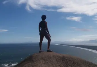 Overlook from a hike in Barra de Guaratiba