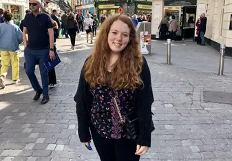Picture of CEA student in Galway, Ireland.