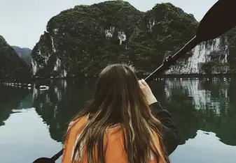 Kayaking in Vietnam