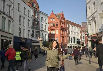 Dublin city center, Ireland. 