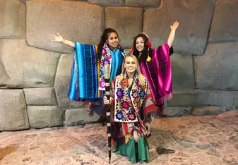In the Plaza of CUSCO, PERU