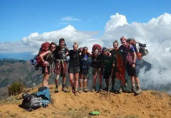 Team Photo at Costa Rica's highest point