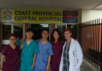 Pre-Meds at Coast Provincial General Hospital in Mombasa, Kenya