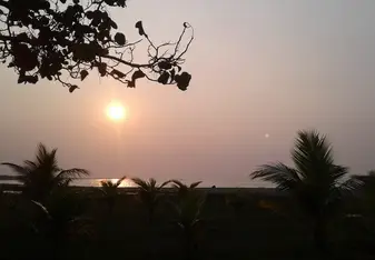 Sunset on the beach of El Porvenir