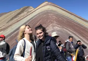 Rainbow mountains
