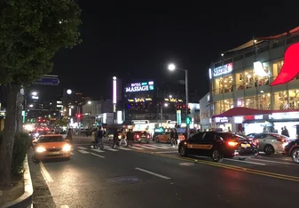 Seoul at night
