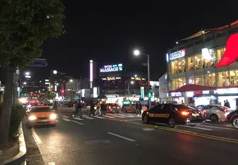 Seoul at night