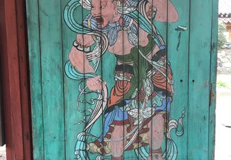 Temple door