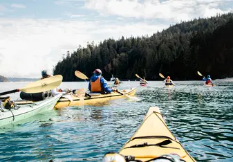 Sea kayaking the San Juan Islands