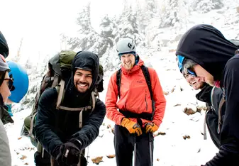 Backpacking portion.
