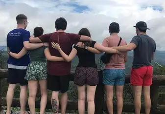 Taking in the view