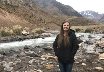Fallon Russell visits the Andes 