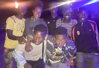 These were some of my students. I would meet them almost every Friday night next to a bar selling coffee.