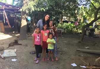 Me with some awesome kids that I miss everyday