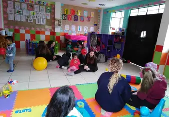 Spending some time at the local clinics and day cares in the area.