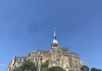 Our view as we arrived on one of our 3 big excursions!