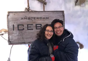Nutella Shots at the Ice Bar