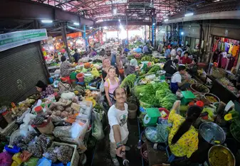 Siem Reap's day market