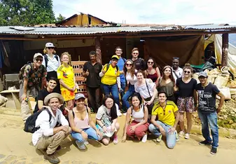 Meeting locals and learning about their businesses