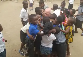 This is the children first meeting me 