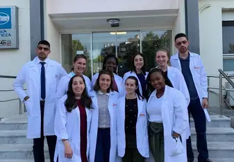 Preparing for a day of shadowing at the General Hospital of Larisa