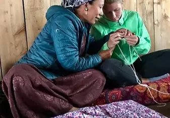 Knitting Lesson