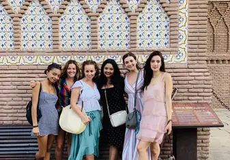 A half-day trip to Poble Espanyol de Barcelona with GE