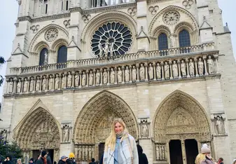 Notre Dame just after Christmas at the start of the spring semester.