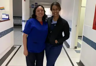Physiotherapist at the clinic