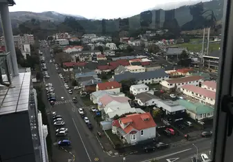 Looking from the Business School of University.