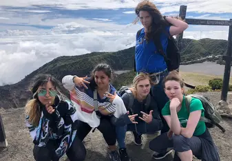 Went to a volcano