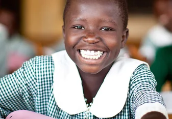African Student Smiling