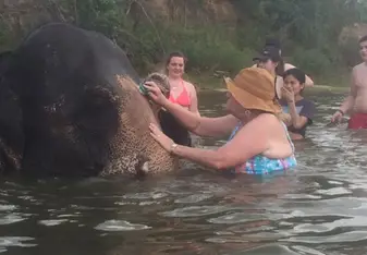 I cried tears of joy - just being near this gentle giant.