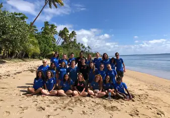 Full TP Team on the beach