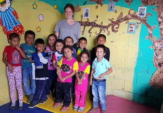 The kids I got to work with, that all had warm hearts and smiles.
