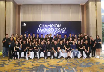 This photo was taken during the 15th year anniversary of BS Group