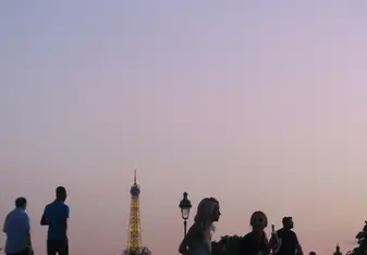 One night in Paris during the study tour 