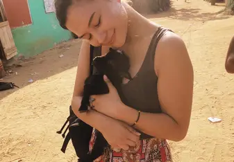 Things to do in Ghana: Carry baby goat [X] 