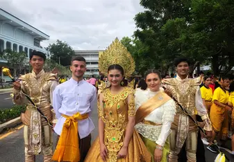 Sports day parade!
