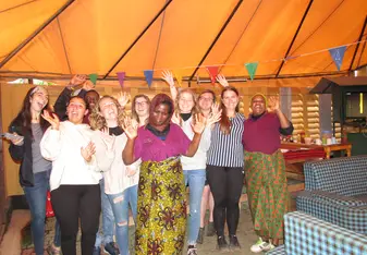 Goodbye to some of the fellow volunteers.