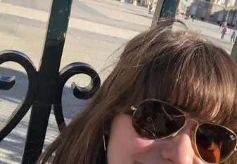 me outside the Palacio Real de Madrid