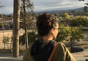 me exploring villa allende (near where the accommodation is) 