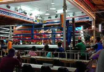 Thai boxing show in Chiang Mai