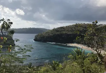View of crystal bay, Nusa Pendia